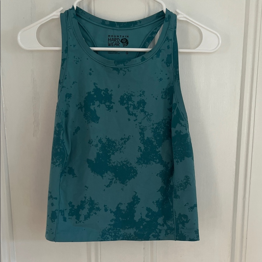 Mountain Hardwear Women's Blue Patterned Tank Top